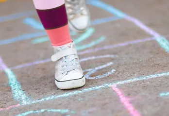 kid hopscotch