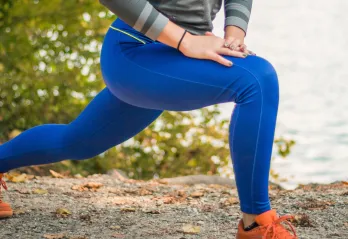 woman lunging