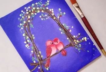 Love Bird Painting