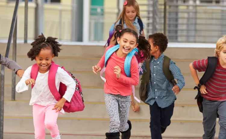 kids running