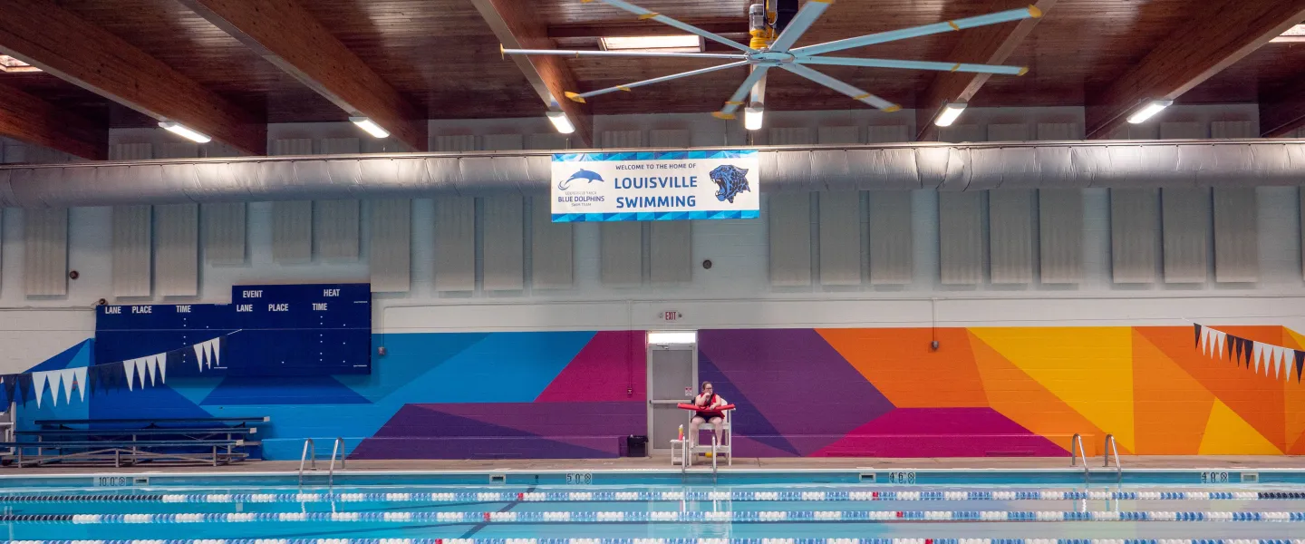 Louisville YMCA Pool Painting