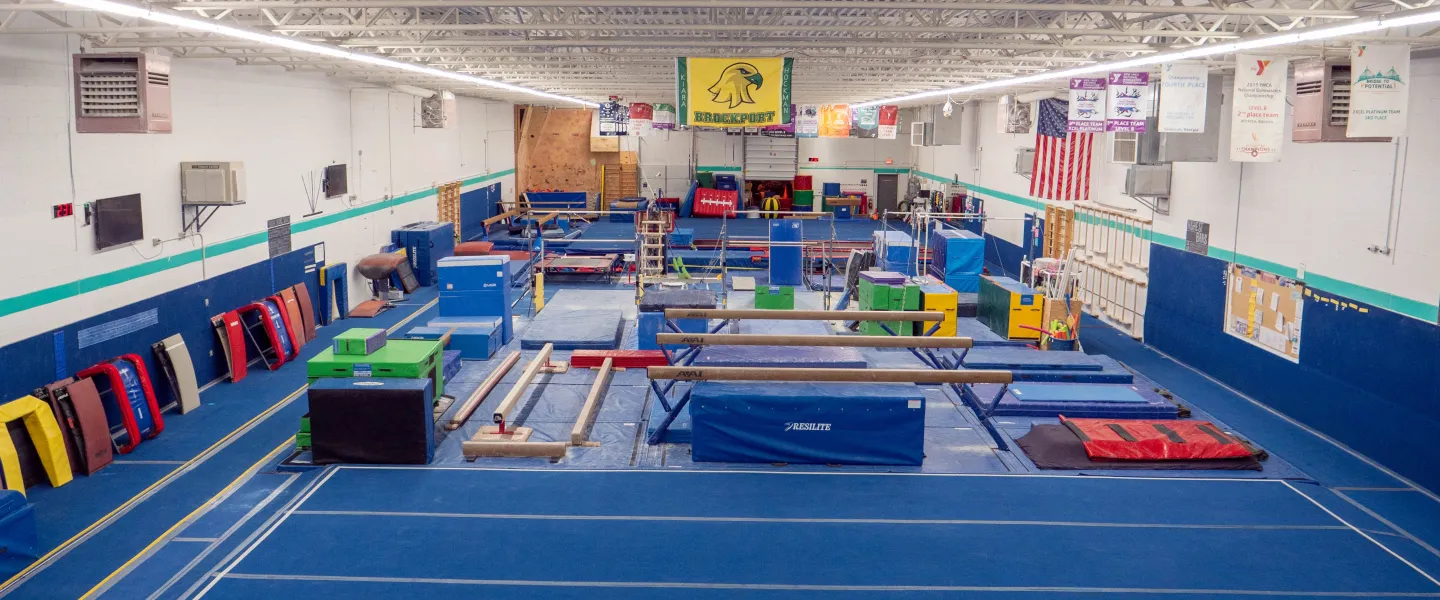 YMCA Gymnastic Center Viewing Area POV