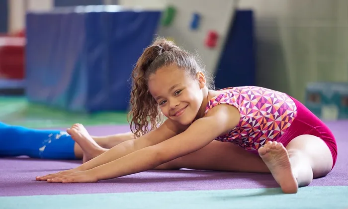 girl stretching