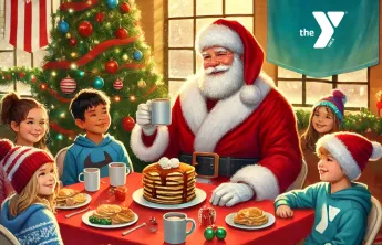 breakfast santa